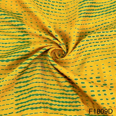 Printed Opara Silk Fabric-F1809